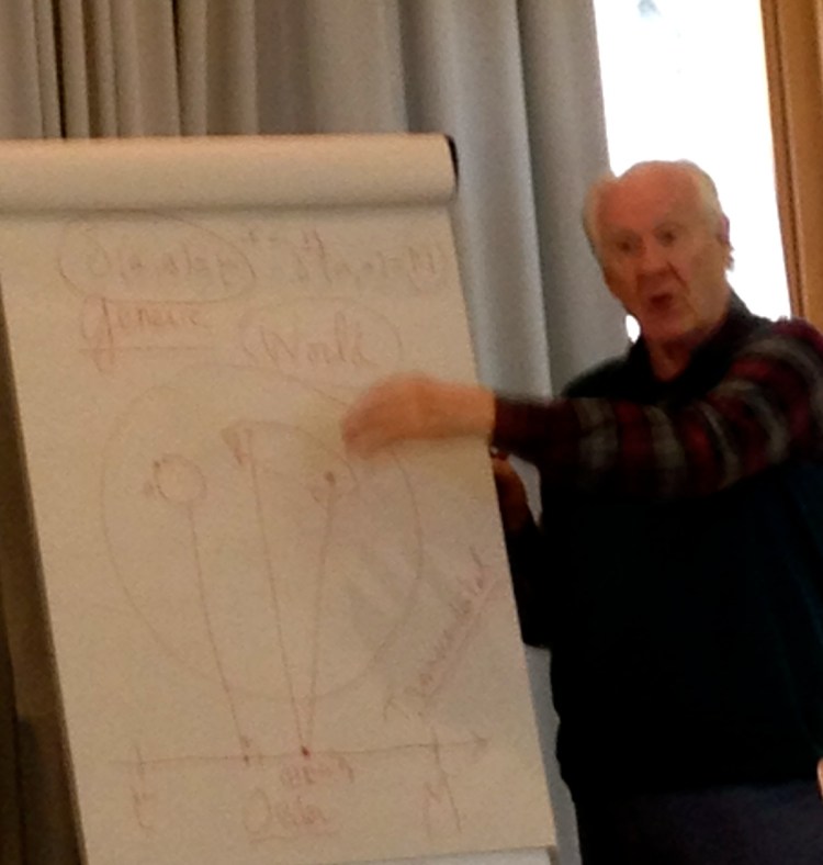 Alain Badiou describing THE EVENT in August 2014, Saas-Fee